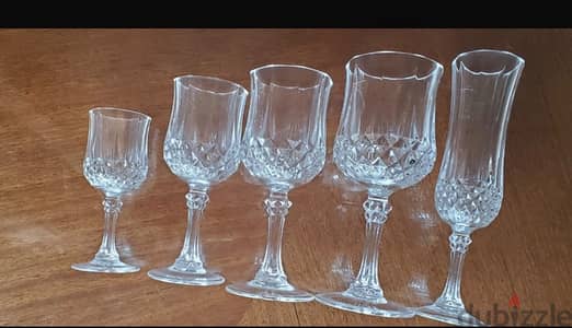 Vintage Crystal Glasses/ 5 Dozens