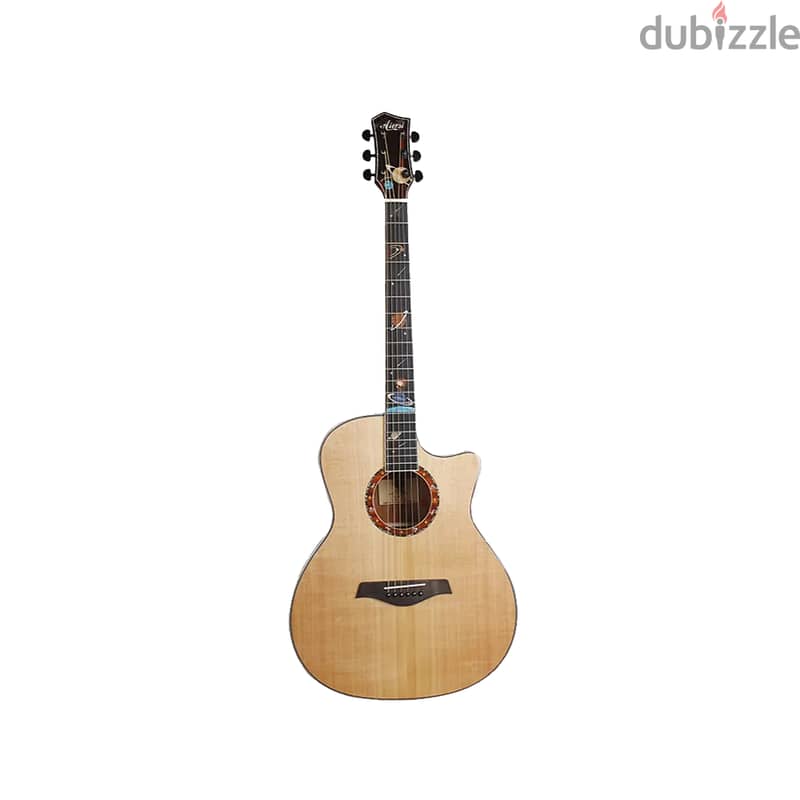 Aiersi SG02SMC-GA Grand Auditorium Cutaway Acoustic Guitar 0