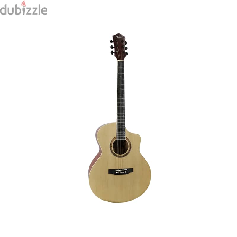 Aiersi SG027J Jumbo Cutaway Acoustic Guitar 0