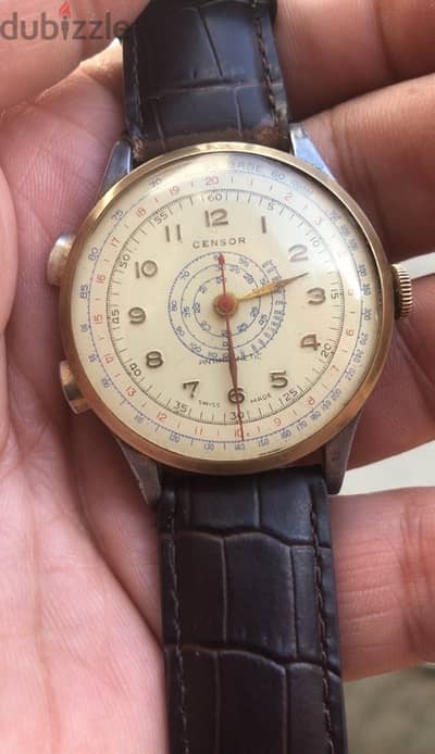 censor chrono swiss watch  1940