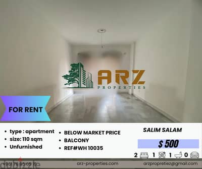 APARTMENT FOR RENT IN SALIM SALAM