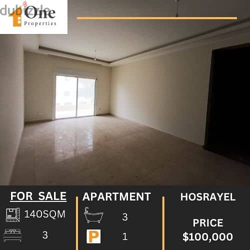 APARTMENT FOR SALE IN HOSRAYEL 0