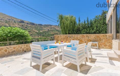 Furnished&Renovated Chalet+Terrace+MountainView 4 Sale in Faraya-فاريا