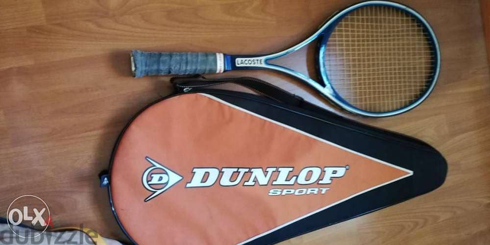 Lacoste unique tennis racket special made 0
