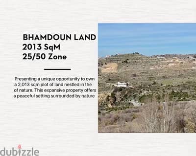 Prime Location Land In Bhamdoun Ref#JJ20227