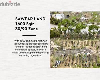 Prime Location Land In Sawfar Ref#JJ202210