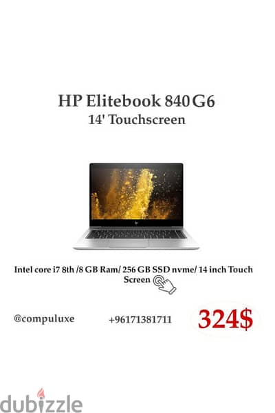 HP Elitebook G6 Touch