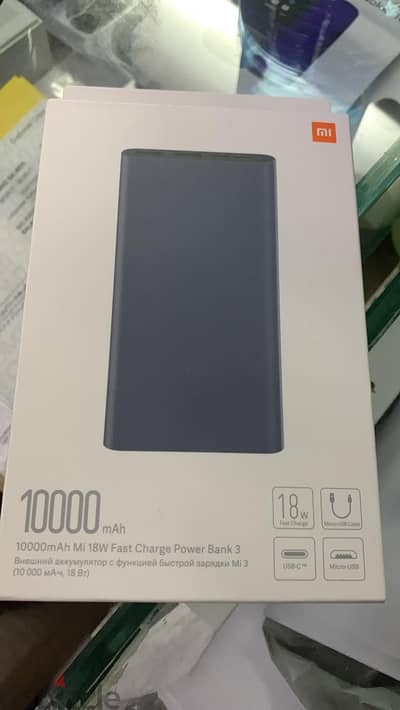 18w fast charge power bank 3 10000mah xiaomi