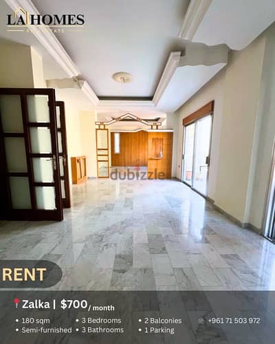 apartment for rent in zalka شقة للايجار في الزلقا