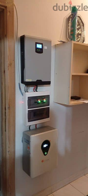 inverter + lithium battery + electric panel