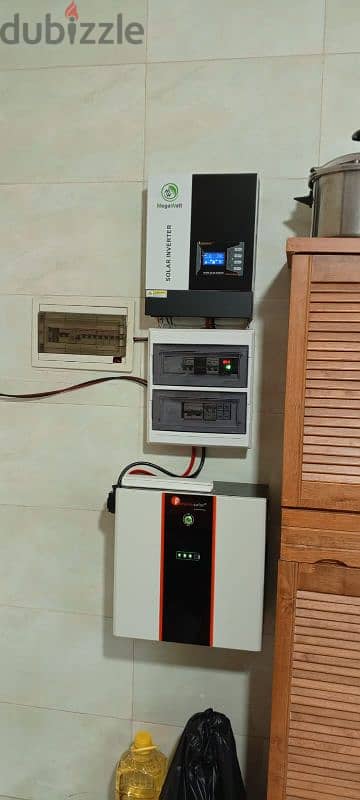 inverter + lithium battery + electric panel 1