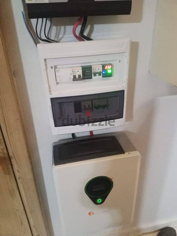 inverter + lithium battery + electric panel 2