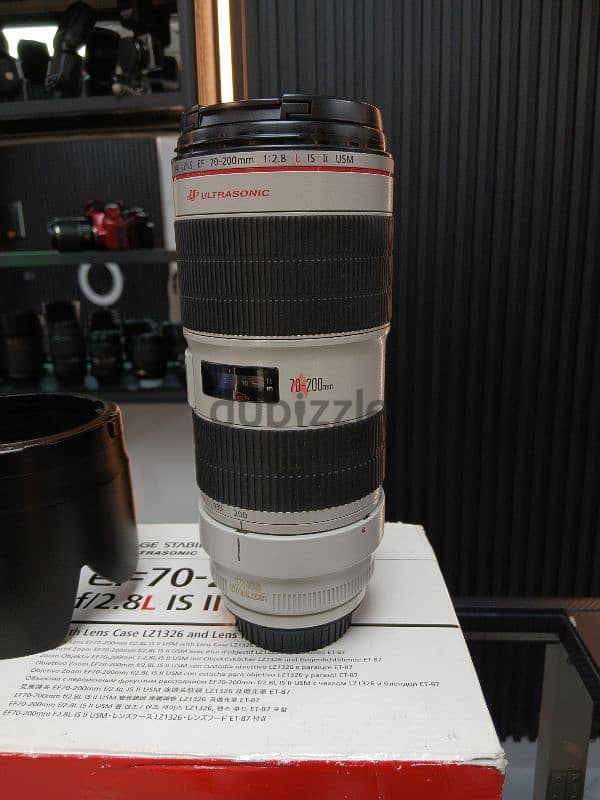 canon lens 70-200mm f2.8 IS II L 4