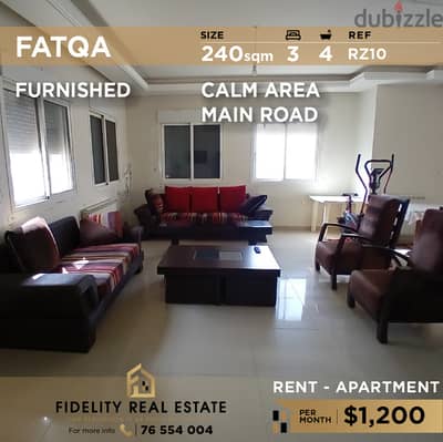 Apartment for rent in Fatqa RZ10 شقة مفروشة للإيجار في فتقا