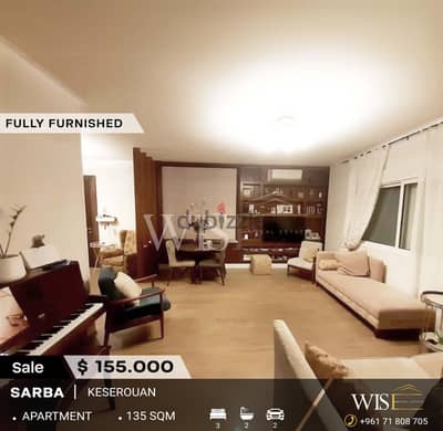  135 SQM fully furnished apartment for SALE in Sarba !