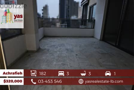 Achrafieh 182m2 | Well Maintained | Well Lighted Flat | PA |