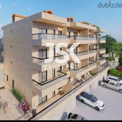 L17261 - Under-Construction Apartment With Terrace For Sale in Bsalim