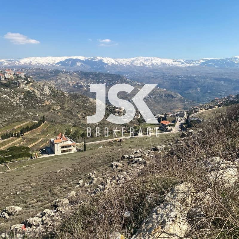 L17278 - Land For Sale in Bhamdoun With A Nice View 0