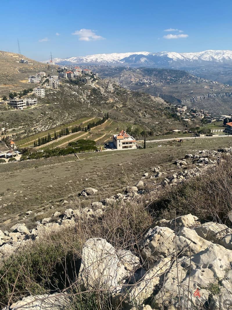 L17278 - Land For Sale in Bhamdoun With A Nice View 1