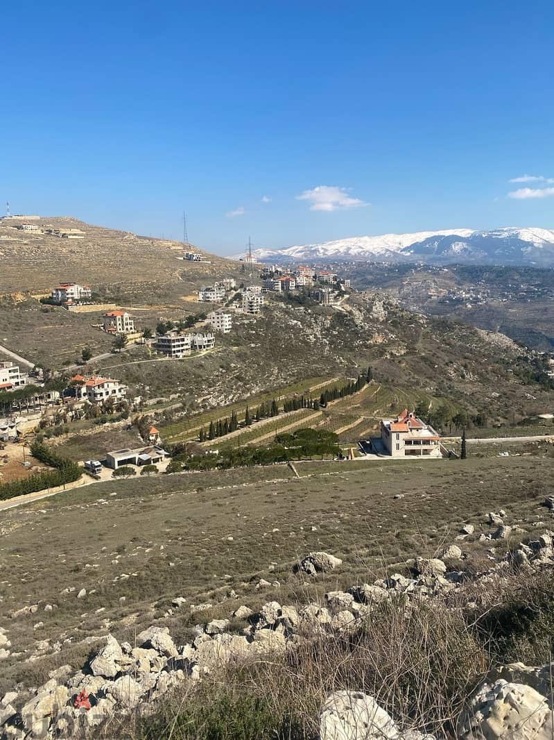 L17278 - Land For Sale in Bhamdoun With A Nice View 2