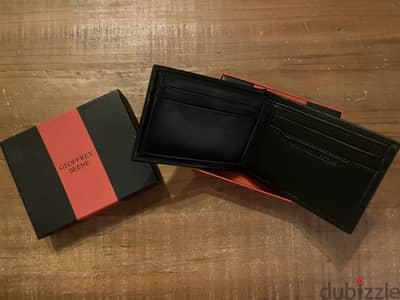 Geoffrey Beene Black Leather Wallet