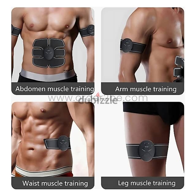 EMS 6-Pack ABS Trainer – 3-Piece Set for Muscle Tone & Fat Loss 1