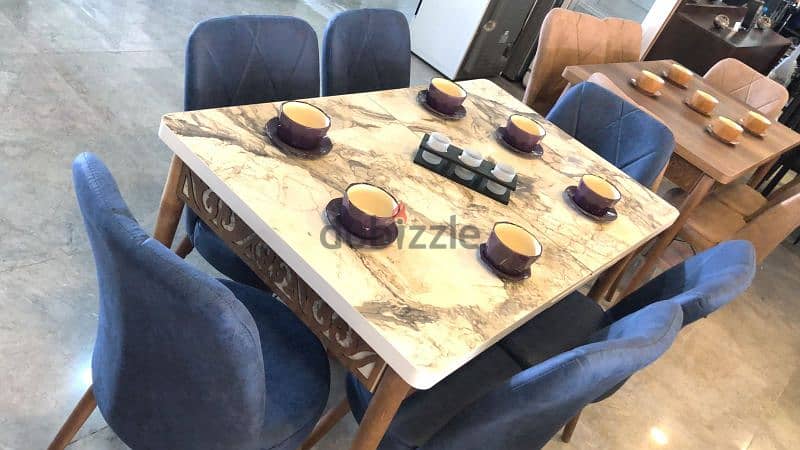 Dining Table With 6 Chairs طاولة سفرة مع ٦ كراسي 2