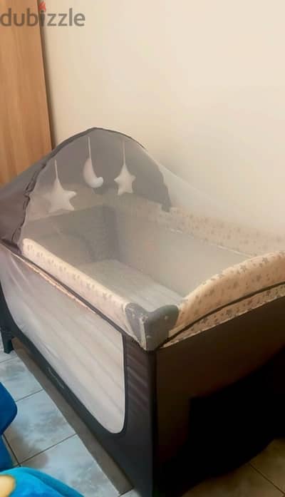 big baby park eurotex in a very good condition+Mattress+medical pillow