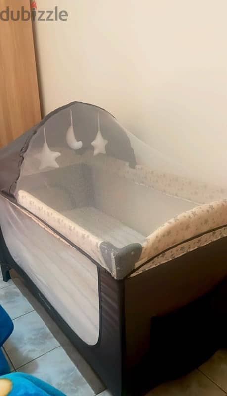 big baby park eurotex in a very good condition+Mattress+medical pillow 0