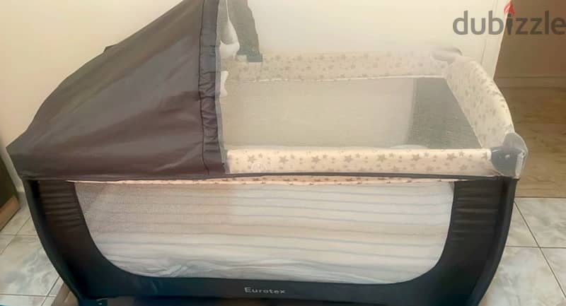 big baby park eurotex in a very good condition+Mattress+medical pillow 2