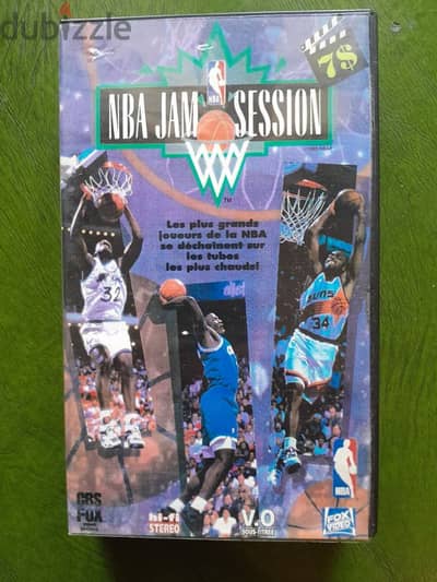 NBA Jam Session VHS: The Hottest NBA Players Jammin to Music! - RARE