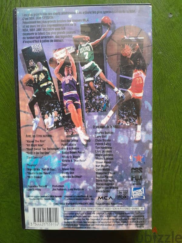 NBA Jam Session VHS: The Hottest NBA Players Jammin to Music! - RARE 1