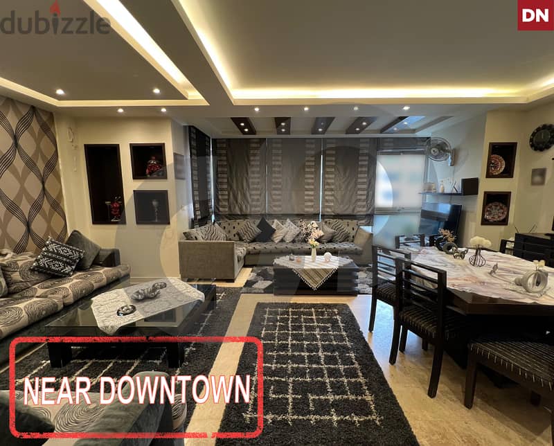 quiet area,3 balconies in zoukak el blat/زقاق البلاط REF#DN119388 0