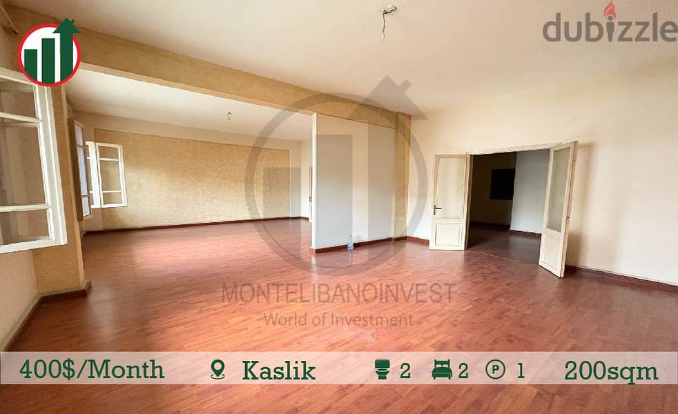 Apartment For Rent In Kaslik!! 0