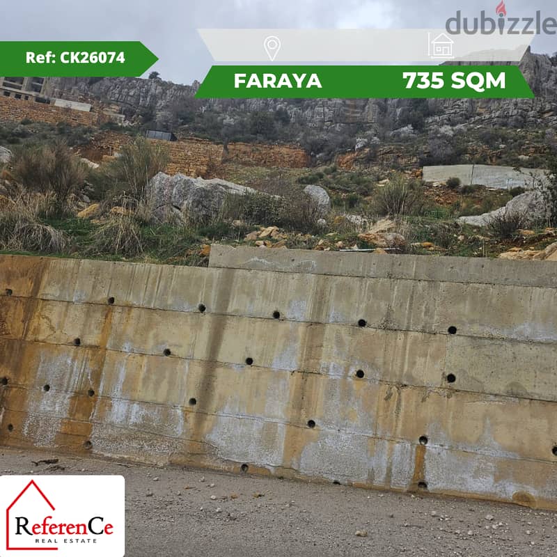 Prime land for sale in faraya أرض مميزة في فاريا للبيع 0