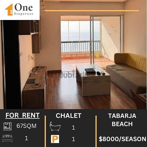 FURNISHED CHALET FOR RENT IN TABARJA BEACH 0