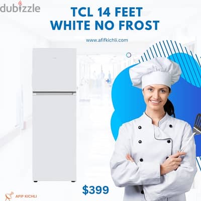 Fridge TCL 14 Feet No Frost كفالة شركة