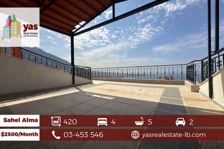 Sahel Alma 420m2 | 25m2 Terrace | Furnished Duplex | View | RA/IV