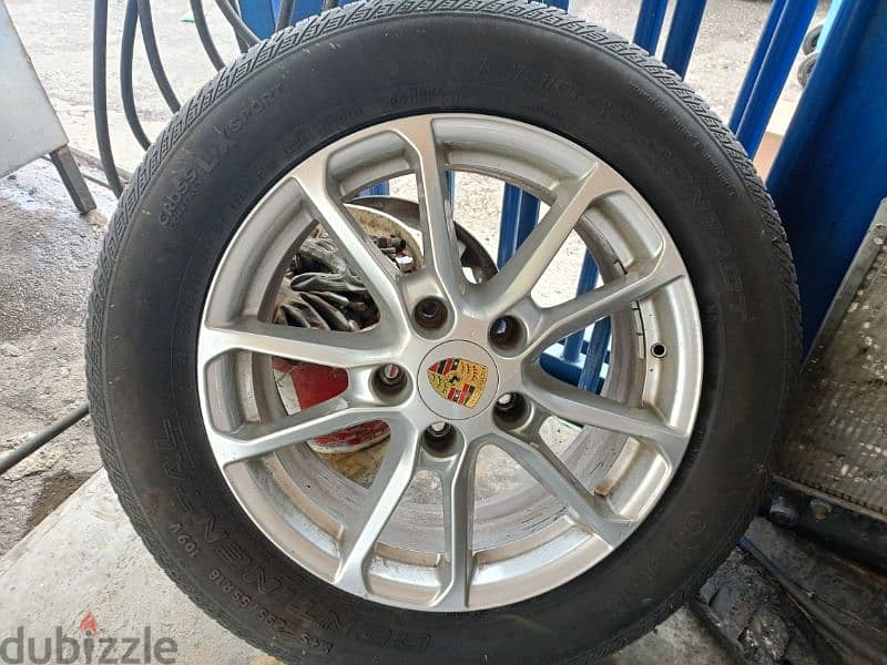 rims 18"and tires original  for porshe 1