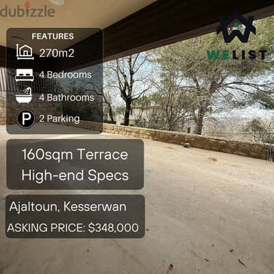 270sqm Apartment for sale in Ajaltoun  REF: NW25MSAJ270348