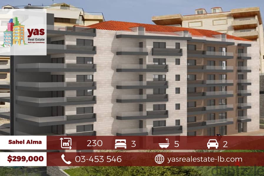 Sahel Alma 230m2 or 280m2 | Under Construction | Payment Facilities | 0