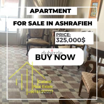 HHOT DEAL!! 3 Bedroom apartment for sale in Ashrafieh for 325,000$