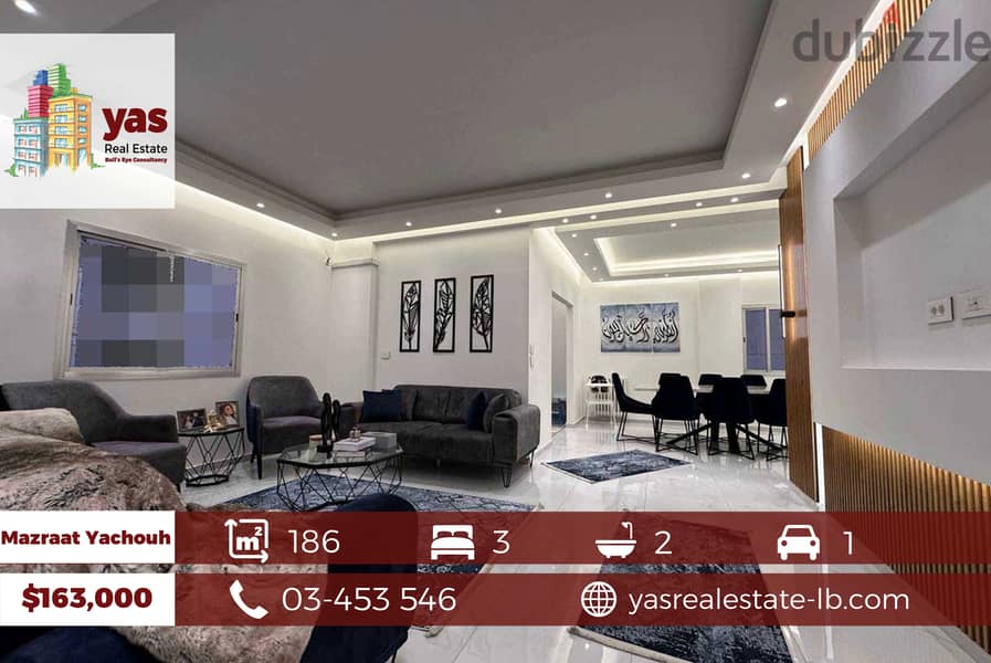 Mazraat Yachouh 186m2 | Furnished | Renovated | Prime Location | KR 0