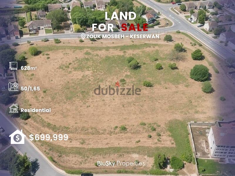 Land For SALE In Zouk Mosbeh أرض للبيع #PM 0