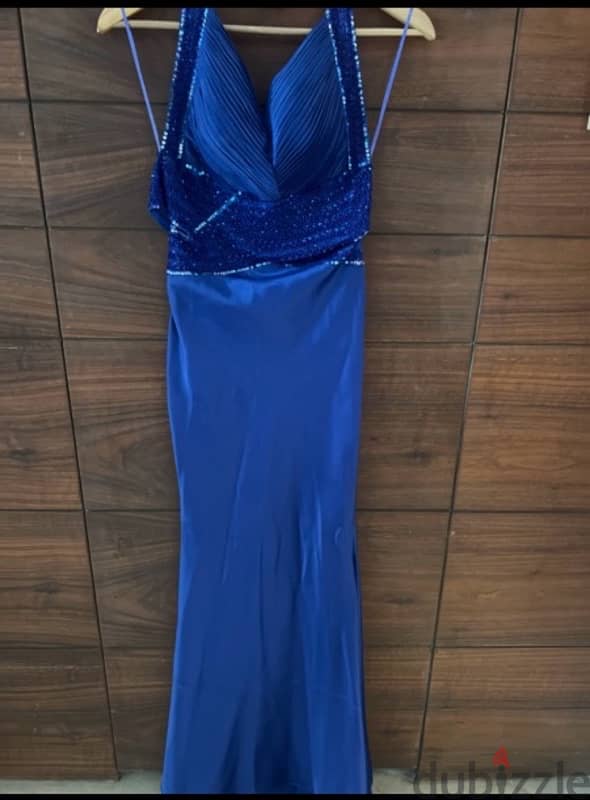 long Satin dress 0