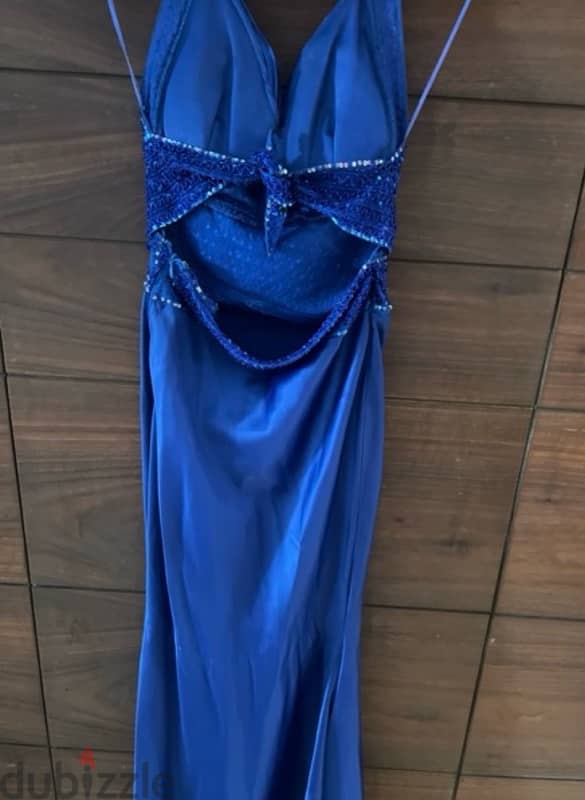 long Satin dress 3