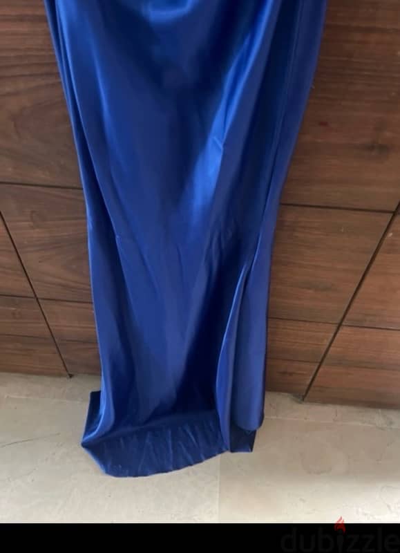 long Satin dress 4