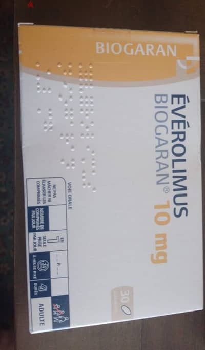 Éverolimus Biogaran 10 mg