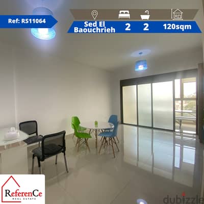 Apartment for rent in Sad El Baouchriyeh شقة للإيجار في سد البوشرية