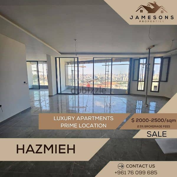 Luxury Apartment for sale Hazmieh     شقة فخمة للبيع في الحازمية 0